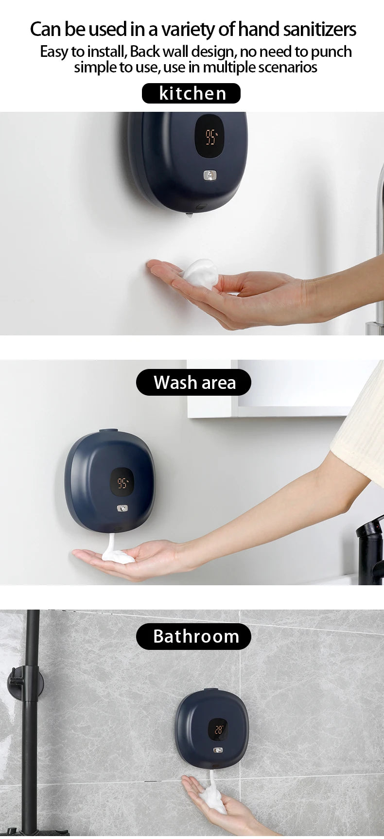 USB Charging Automatic Foam Soap Dispenser