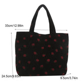 Large Capacity Strawberry Tote Bag