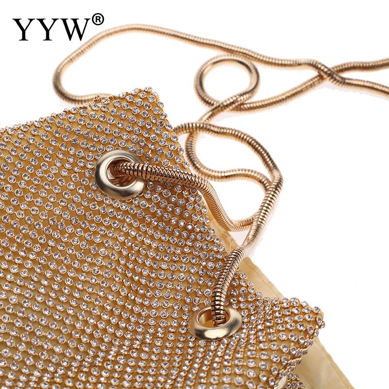 INS Mini Rhinestone Drawstring Tote Bag