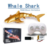 Robot Whale Shark Toy  - Remote Control Swimming Shark