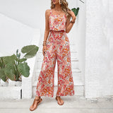 Elegant Long Backless Wide Leg Jumpsuit