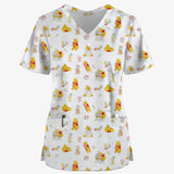 Winnie the Pooh 3D Scrub Tops