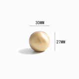 Vertical Solid Brass Gold Drawer Knobs T-Bar Handle