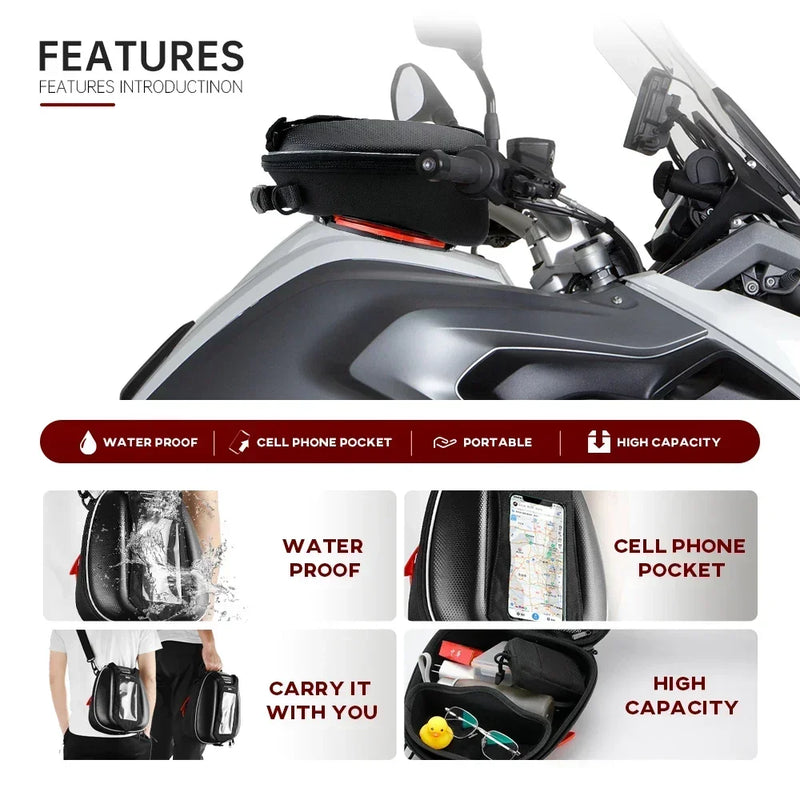 Motorcycle Tanklock Tank Bag