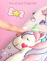 Unicorn Stain-Resistant Pink Pencil Case