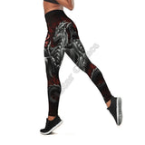 Gothic Dragon 3D Printed Tank Top+Legging Yoga Set