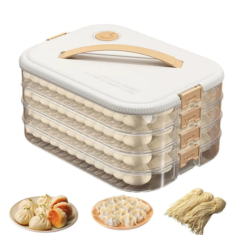 4 Layers Food Storage Containers Kitchen Organizer