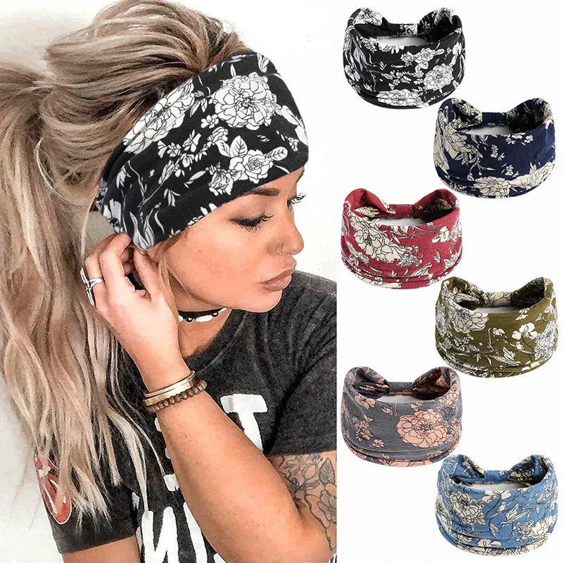 Cotton Yoga Bandana Hair Accessories