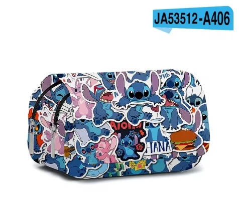 Anime Disney Stitch Canvas Bag - Pencil Bag - Crossbody Bag