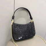 Evening Clutch - Elegant Rhinestone Handbag