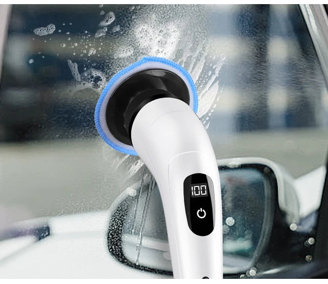 Household Cordless Spin Scrubber - Multipurpose Electric Cleaning Brush