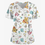 Winnie the Pooh 3D Scrub Tops