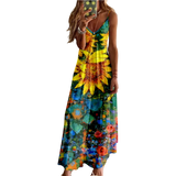 Sunflower Maxi Dress