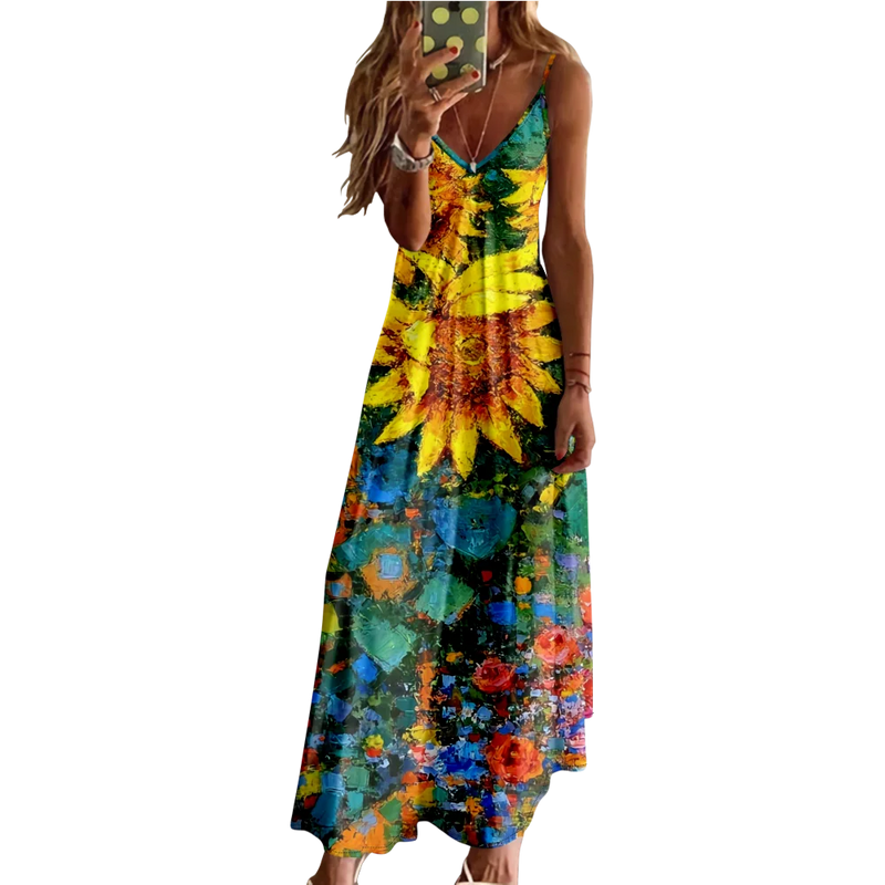 Sunflower Maxi Dress