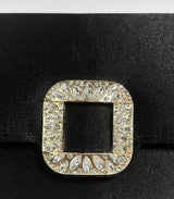 Rhinestone Square Buckle Dinner Bag