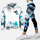 Mickey Minnie Hoodie Women's Hoodie Yoga Pants Set