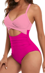 New One-Piece Hollowed Out Bikini Swimsuit