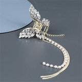 Butterfly Pearl Tassel Hairpin