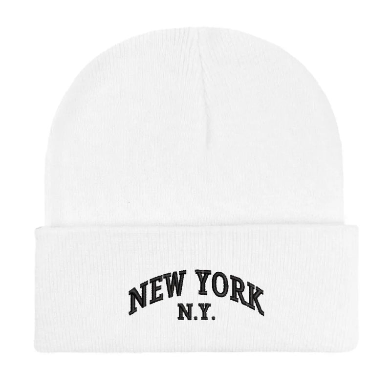 Embroidery Design NEW YORK NY Beanies