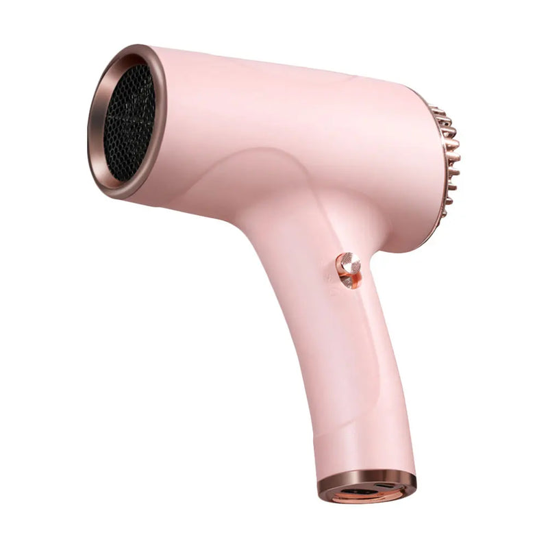 Portable Handy Hairdryer – 2600mAh Cordless Ionic Blow Dryer