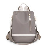 Casual Anti-Theft Backpack - Waterproof Fabric Fashion Shoulder Bag