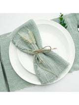 30pcs Sky Blue Gauze Cotton Napkins