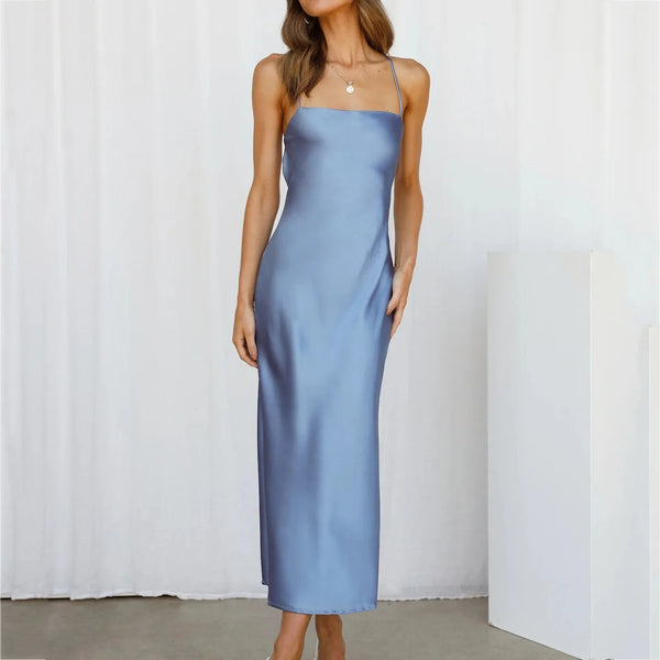 Asymmetrical Sleeveless Elegant Dress