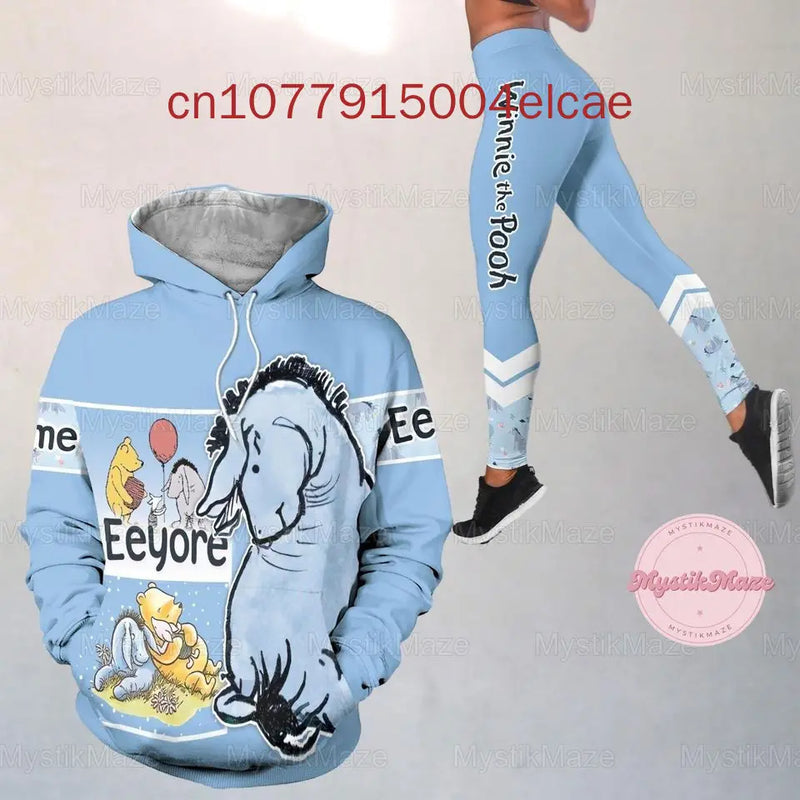 Women's Disney Eeyore Hoodie & Yoga Pants Set