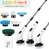 Household Cordless Spin Scrubber - Multipurpose Electric Cleaning Brush