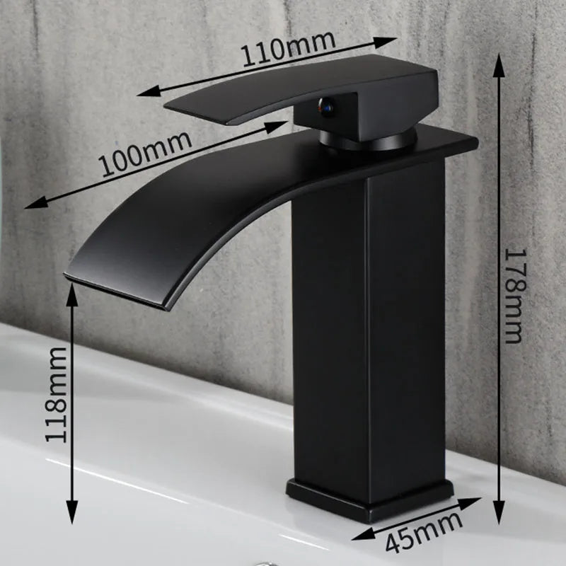 Waterfall Wash Basin Faucet