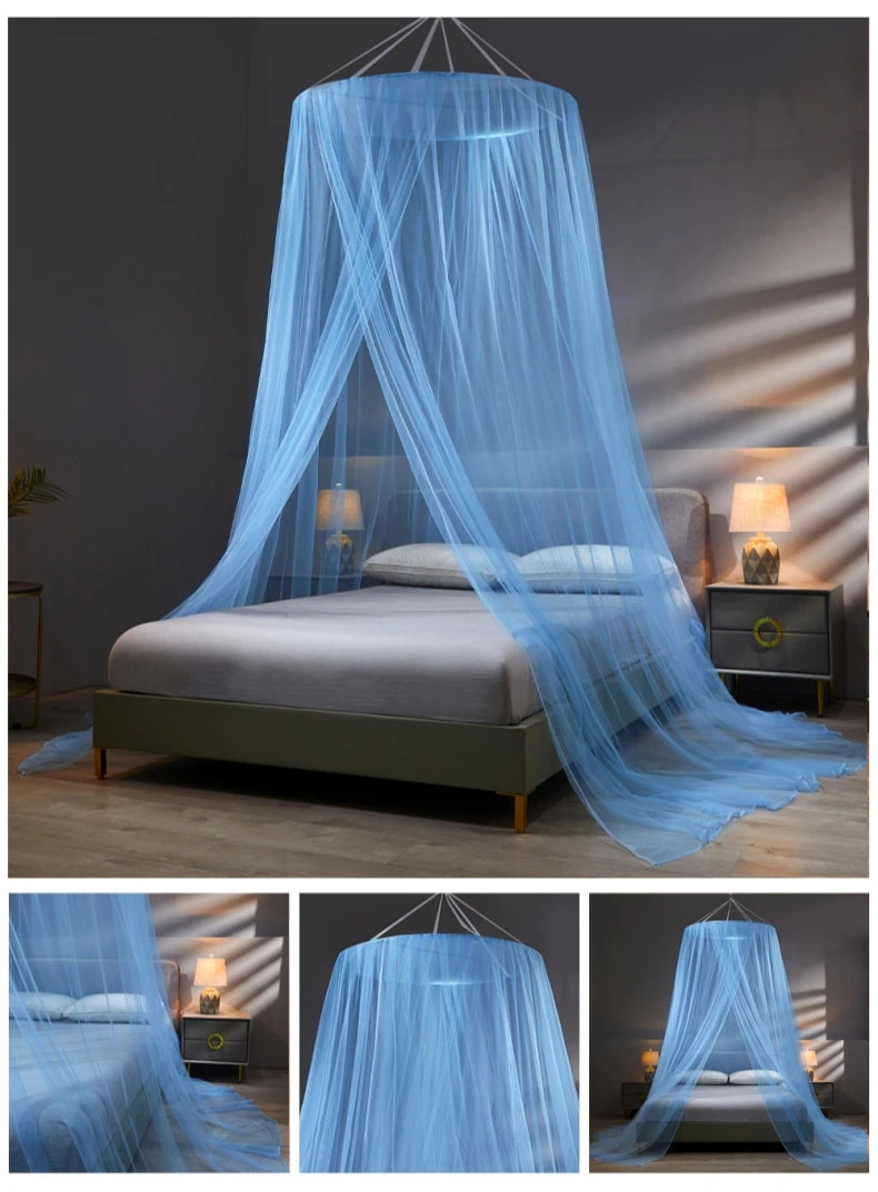 Mosquito Canopy Curtain for Double Bed and Room Decor