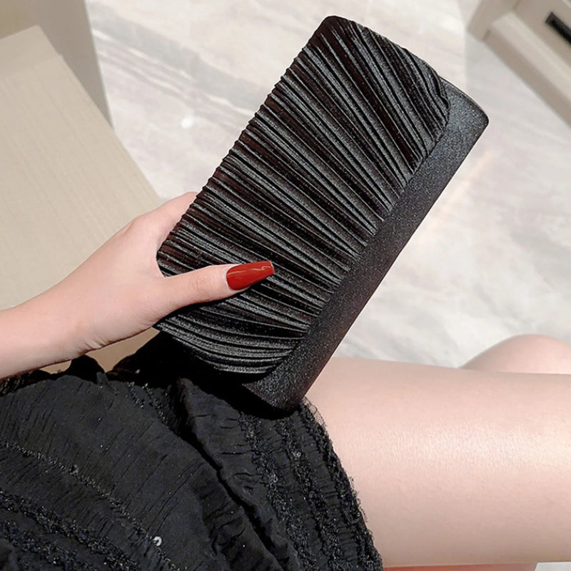 Elegant Luxury Fashion Fold Evening Clutch Bag