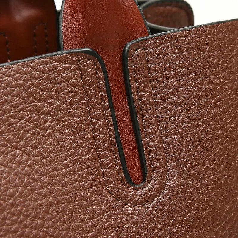 High Quality Soft Leather Tote Handbag