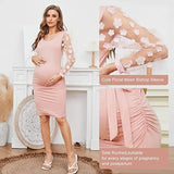 Maternity Stretch Maxi Gown - Long Maternity Dress