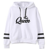 Queen Casual Tracksuit Hoodie + Sweatpants Set