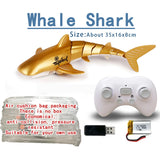 Robot Whale Shark Toy  - Remote Control Swimming Shark