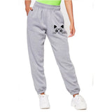 Women's Cat Printed Sweatpants – Loose Fit Joggers for Casual Fitness & Streetwear Style