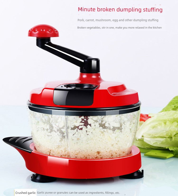 Manual Multifunctional Vegetable-Cutting Machine – Mincer, Shredder, Crusher, and Puree Maker