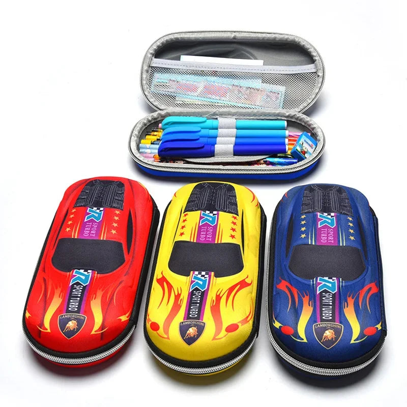 3D Racing Car Pencil Cases