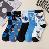 Disney Anime Kawaii Stitch Cotton Socks