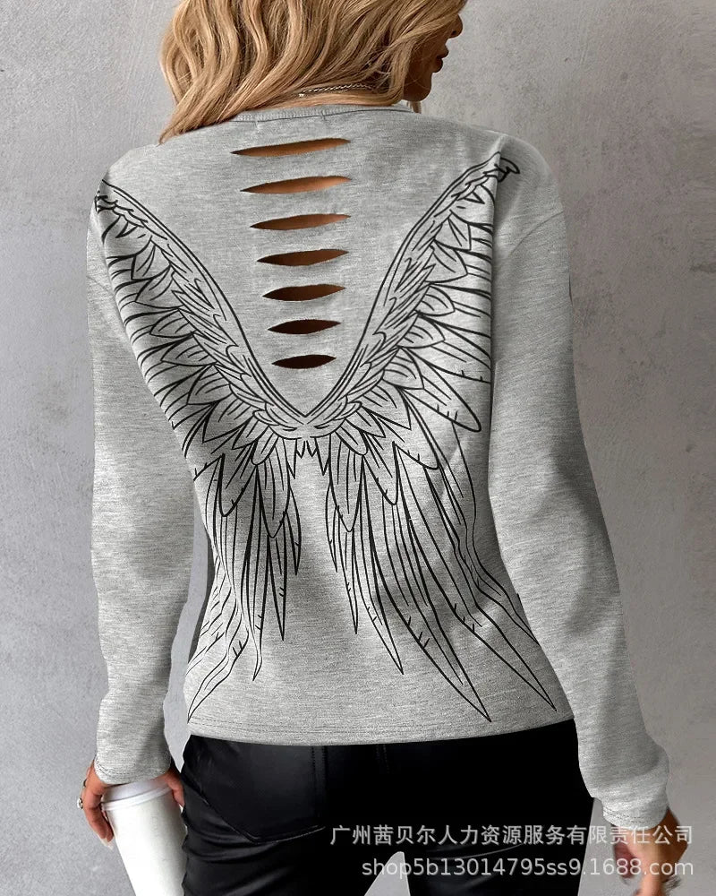 Long Sleeve Loose Twisted Knit Sweater