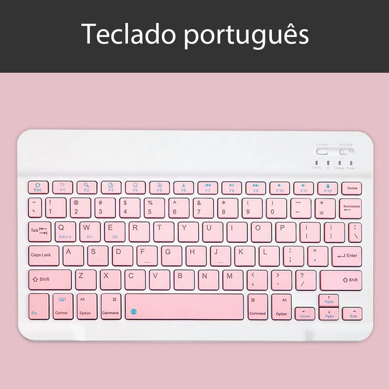 Android iOS Windows Extra Long Standby Bluetooth Wireless Keyboard - Multilingual