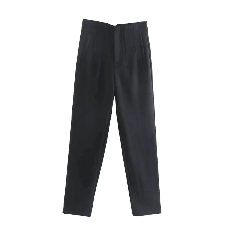 Slim Fit Pencil Capri Pants