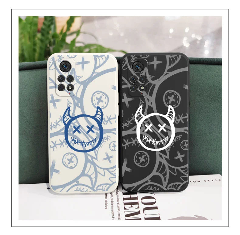 Funny Devil Phone Case for Xiaomi - Liquid Silicone Cover