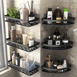 Wall Hanging Corner Rectangular Rack Bathroom Shelf