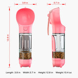 Portable 3-in-1 Cat and Dog Water Bottle – Multifunctional Feeder