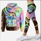 Custom Stitch 3D Hoodie and Leggings Set