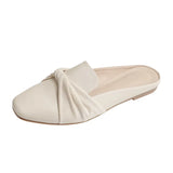 Beige Soft Skin Comfortable All Day Wear Mules