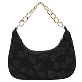 Flower Print Chain Purse