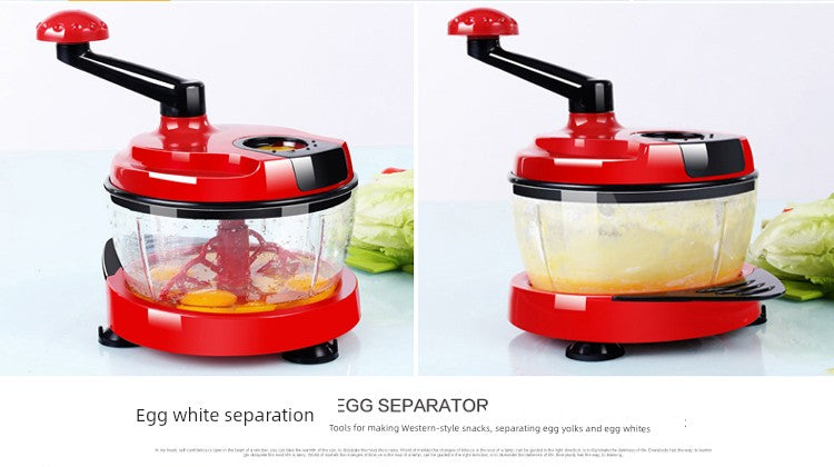 Manual Multifunctional Vegetable-Cutting Machine – Mincer, Shredder, Crusher, and Puree Maker